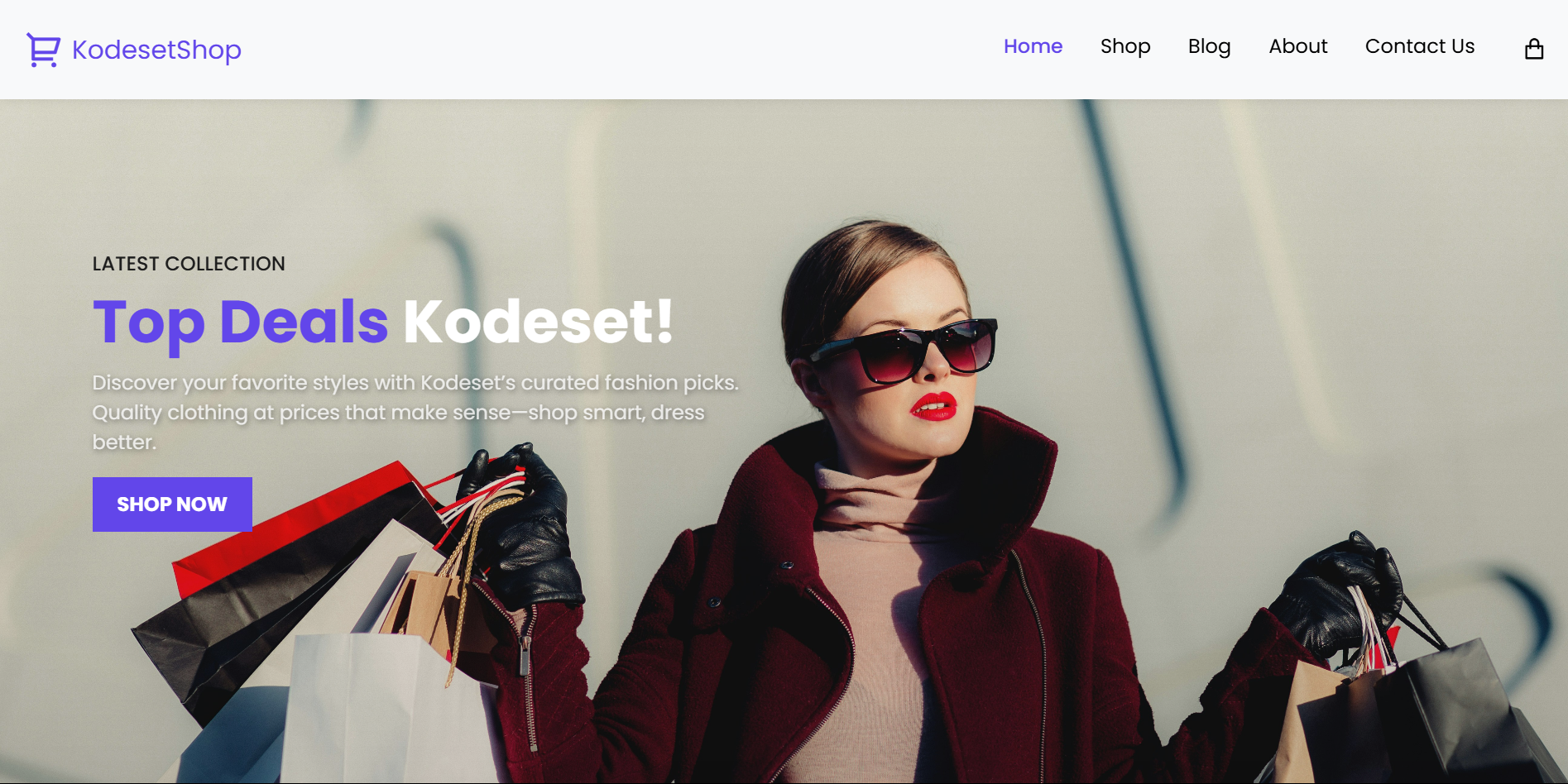 Modern E-Commerce Template | HTML, CSS, JS, Bootstrap