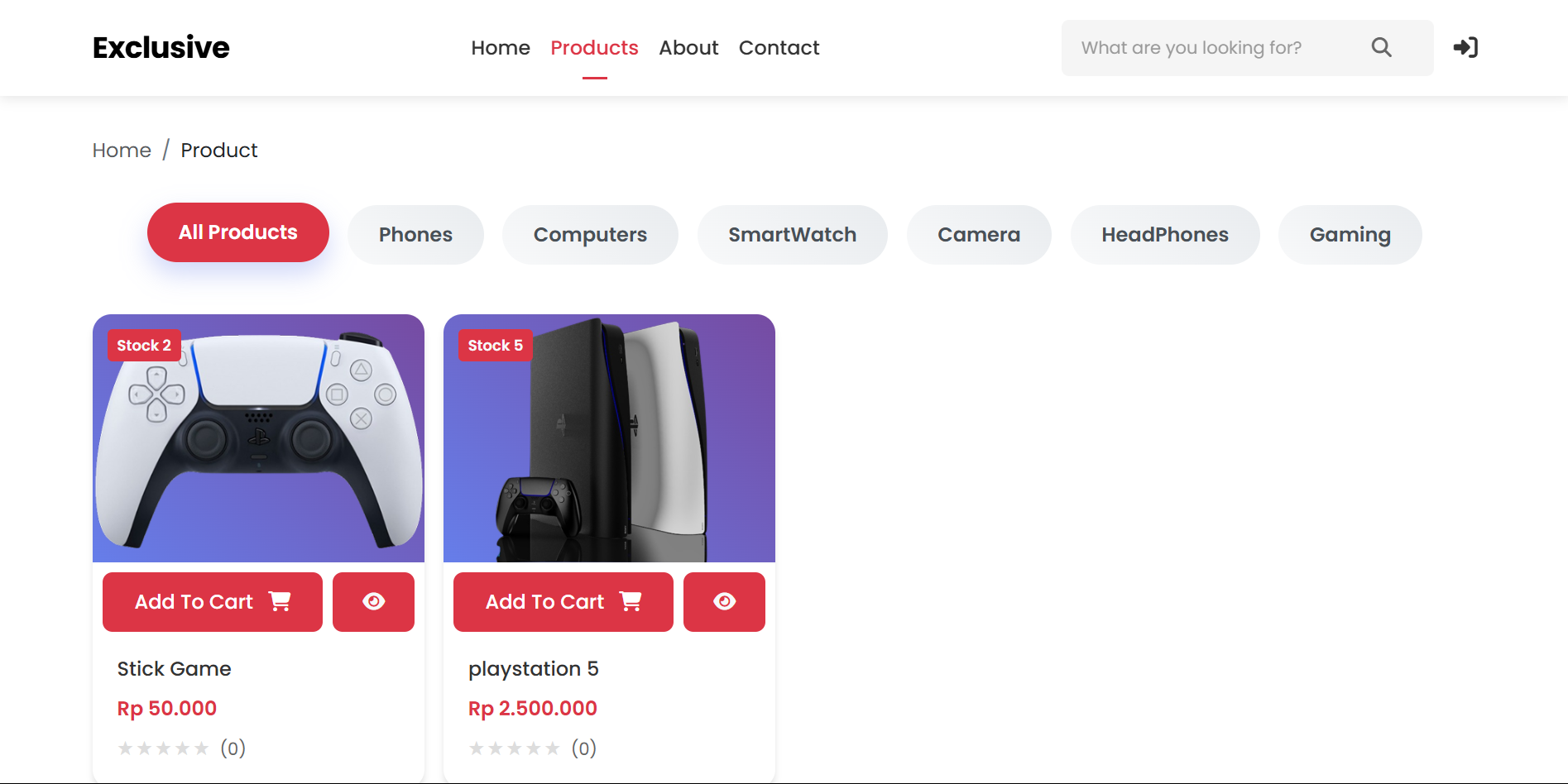 E-Commerce PHP MVC - Multi Role (Guest, Customer, Admin)