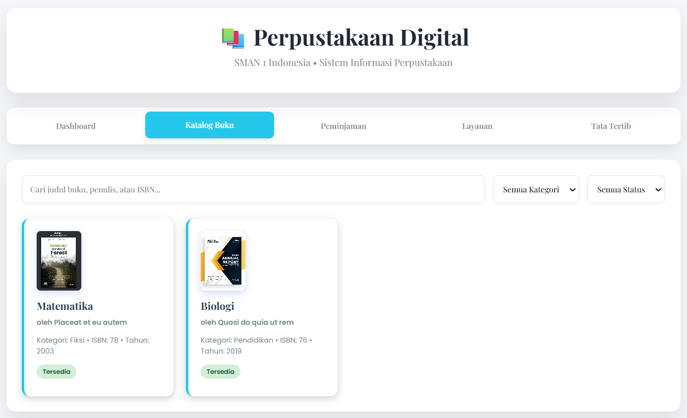 Perpustakaan Digital - PHP Native - MVC