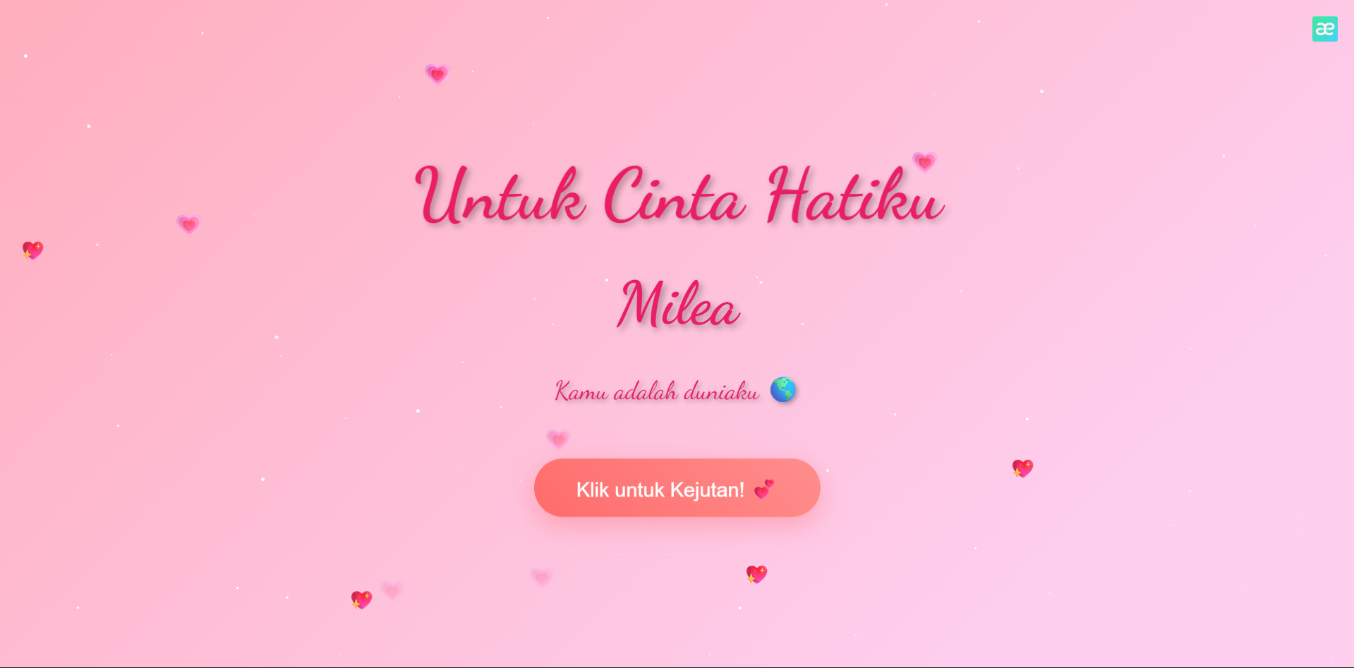 Romantic Web - Front-End Template